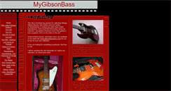 Desktop Screenshot of mygibsonbass.com